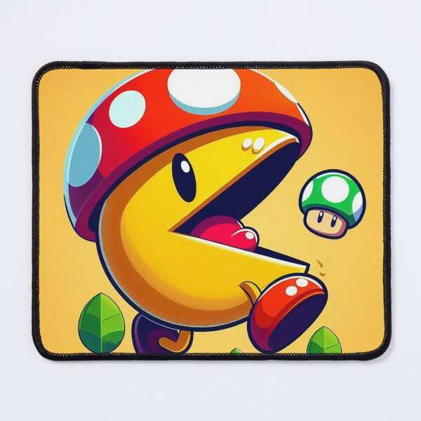 Item preview, Yellow character eating a mushroom designed and sold by miriam-miranda.