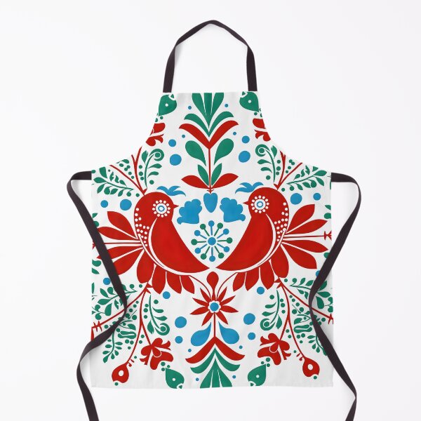 Item preview, Decorative nordic Scandinavian Folklore Bird and Flower Pattern Design designed and sold by Unitepeople.