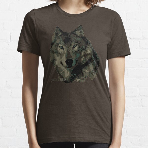 Wolf Camo / American Outdoor Wilderness Essential T-Shirt