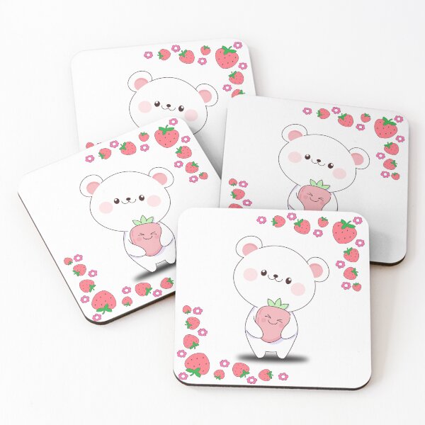Item preview, strawberry bear designed and sold by Spirit and Style.