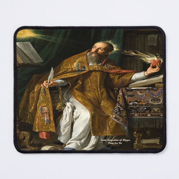 Item preview, Saint Augustine of Hippo designed and sold by LitanyLane.