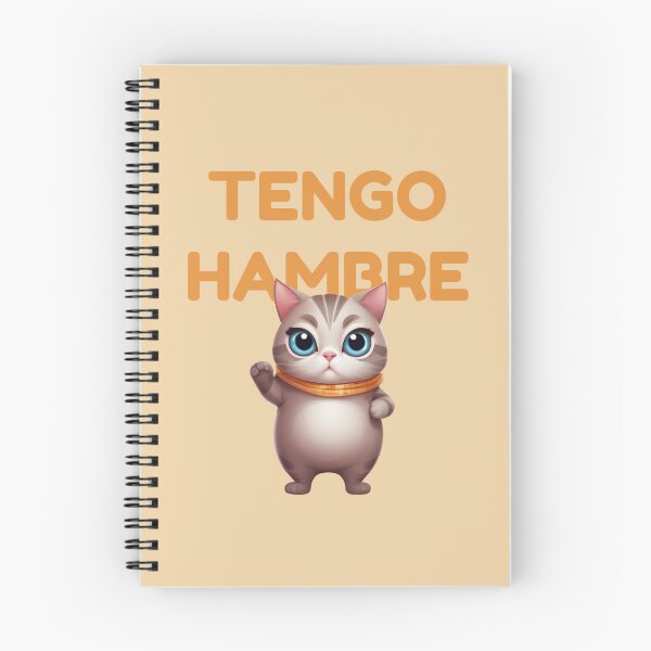 Item preview, I'M HUNGRY CUTE KITTY FUNNY SPANISH QUOTES designed and sold by La Loca.