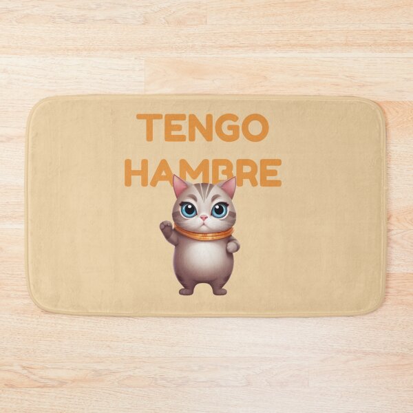 Item preview, I'M HUNGRY CUTE KITTY FUNNY SPANISH QUOTES designed and sold by La Loca.