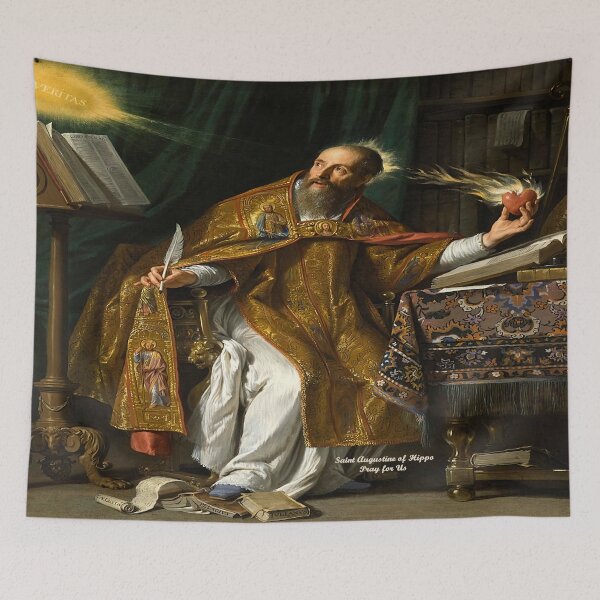 Item preview, Saint Augustine of Hippo designed and sold by LitanyLane.