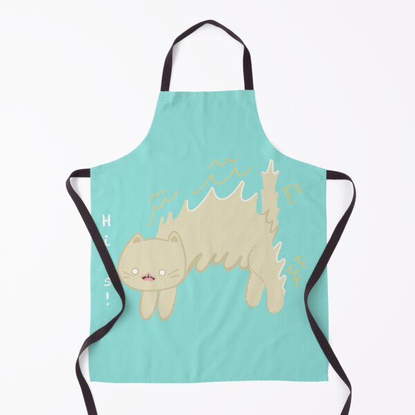 Item preview, Hiss. Warning, a Cute but Started Cat. designed and sold by Catphonesoup.
