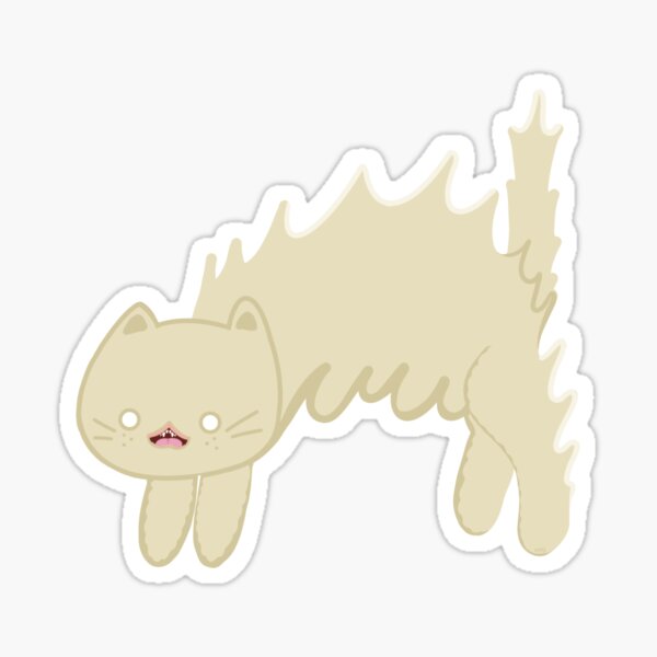 Artikel-Vorschau von Zischen. Achtung, eine süße, aber ängstliche Katze., designt und verkauft von Catphonesoup.