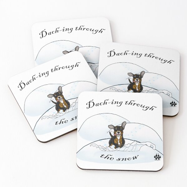 Item preview, Dach-ing through the snow designed and sold by Jesse-Motzart.