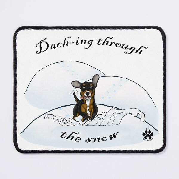 Item preview, Dach-ing through the snow designed and sold by Jesse-Motzart.