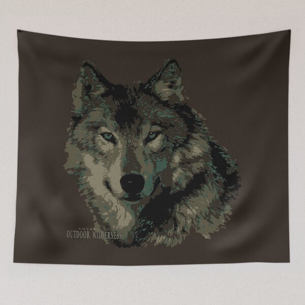 Item preview, Wolf Camo / American Outdoor Wilderness designed and sold by sandersart.