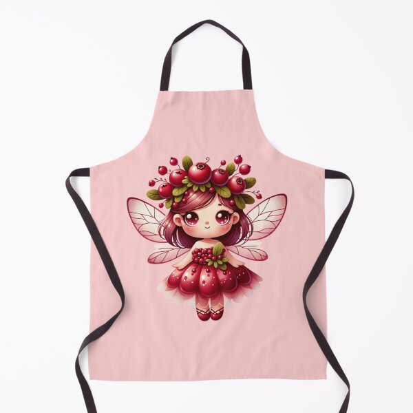 Item preview, Cranberry Fairy Illustration Magical Berry Elf Design Cherry Red Girl Manga Anime designed and sold by Annika Shurafa.