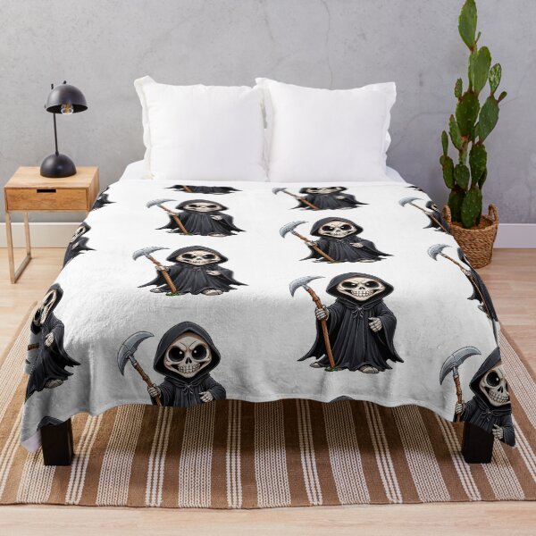 Item preview, Adorable Grim Reaper designed and sold by NerdscapeDC.