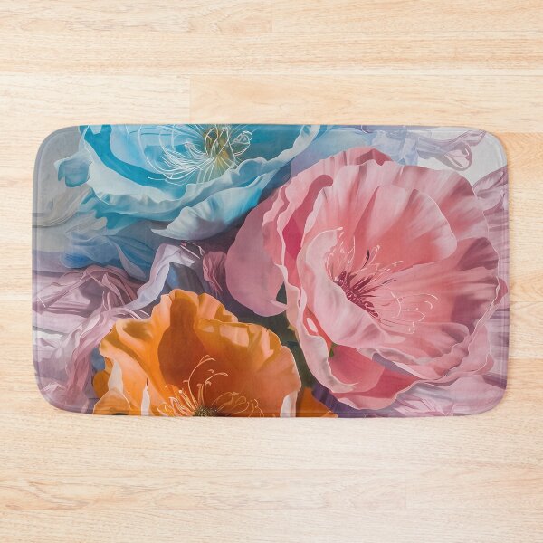 Item preview, Ethereal Trio: Delicate Silk-Like Flower Painting designed and sold by PrintableByZaah.