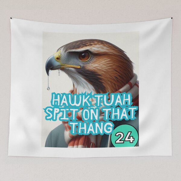 Item preview, Hawk Tuah 24 shirt designed and sold by Littleprince2.