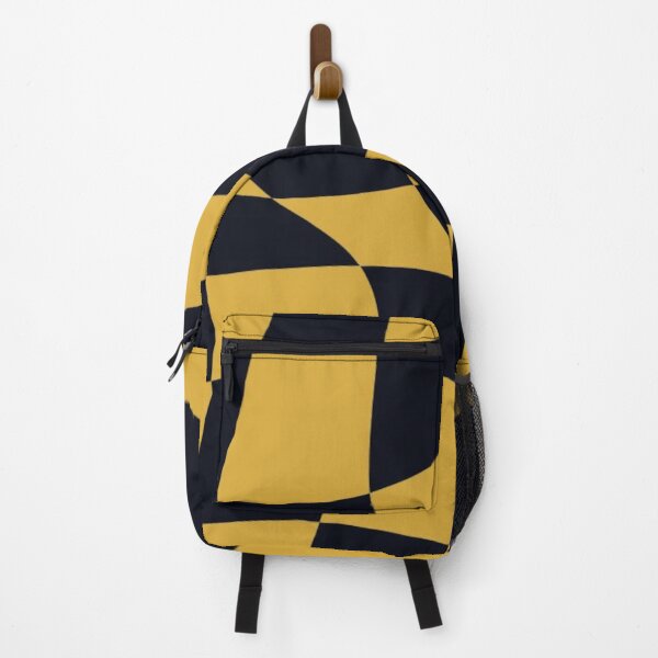 Item preview, Black and Yellow Distorted Checkered Flag designed and sold by ZedColors.