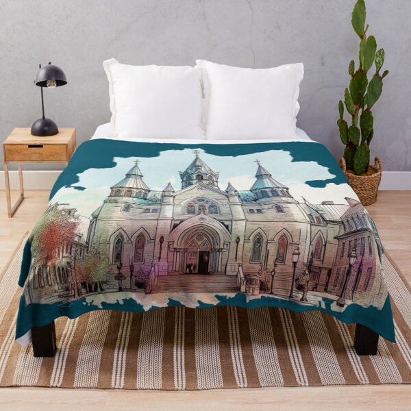 Item preview, Quebec Church 3D Sketch Art , designed and sold by PaintMeWorld.