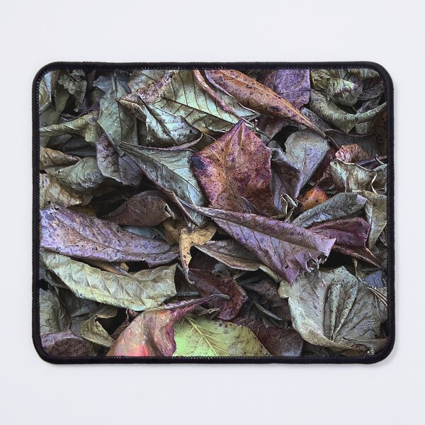 Item preview, 3D realistic texture of dry leaves mixed with green leaves, green and purple tones designed and sold by Carlos Gudino.