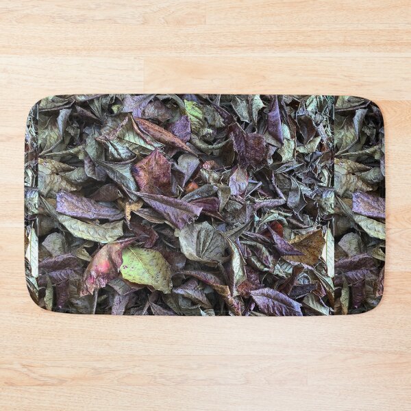 Item preview, 3D realistic texture of dry leaves mixed with green leaves, green and purple tones designed and sold by Carlos Gudino.