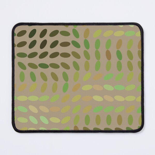 Item preview, Colorful Gradient Transition Oval Wave Flow Beige Green designed and sold by EvergreenMotifs.