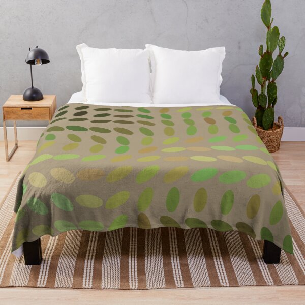 Item preview, Colorful Gradient Transition Oval Wave Flow Beige Green designed and sold by EvergreenMotifs.