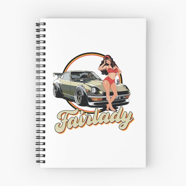 Item preview, Fairlady Z Retro Nose Art designed and sold by kidrelic.