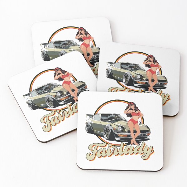 Item preview, Fairlady Z Retro Nose Art designed and sold by kidrelic.