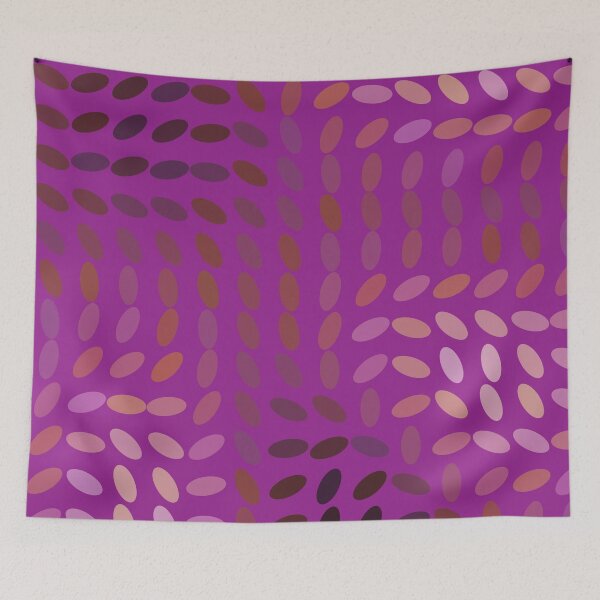 Item preview, Colorful Gradient Transition Oval Wave Flow Purple Pink designed and sold by EvergreenMotifs.