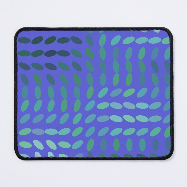 Item preview, Colorful Gradient Transition Oval Wave Flow Blue Green designed and sold by EvergreenMotifs.
