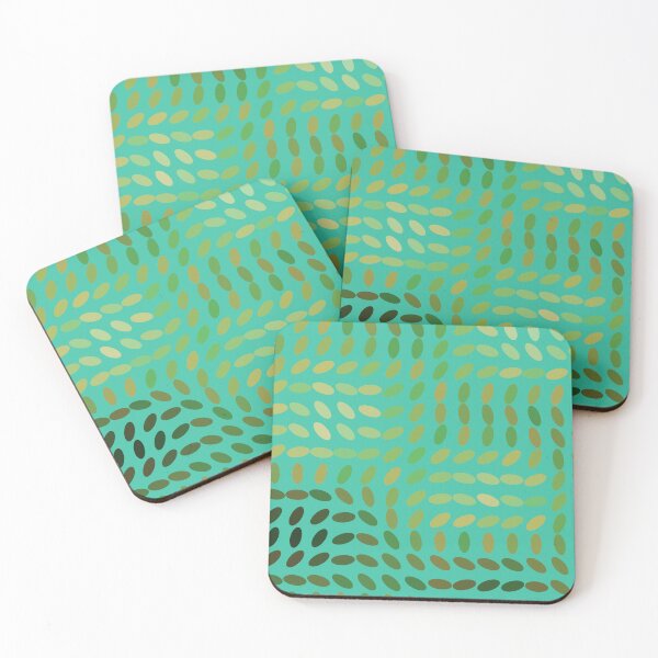 Item preview, Colorful Gradient Transition Oval Wave Flow Yellow Green designed and sold by EvergreenMotifs.