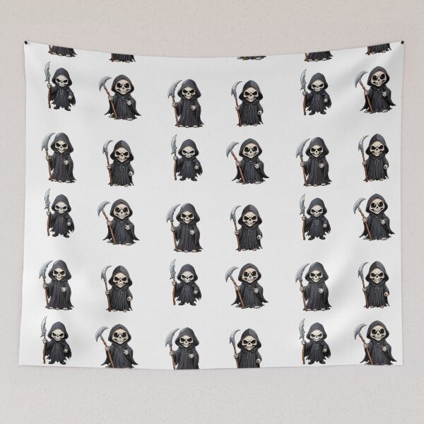 Item preview, Adorable Grim Reapers designed and sold by NerdscapeDC.