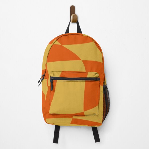 Item preview, Orange and Yellow Distorted Checkered Flag designed and sold by ZedColors.