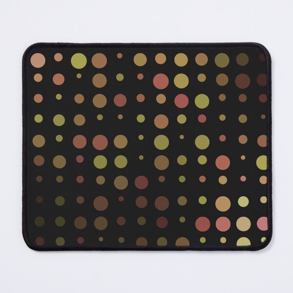 Item preview, Colorful Gradient Transition Circles Dots & Spots Black Orange designed and sold by EvergreenMotifs.