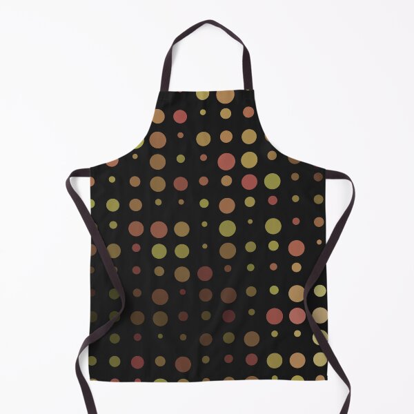 Item preview, Colorful Gradient Transition Circles Dots & Spots Black Orange designed and sold by EvergreenMotifs.