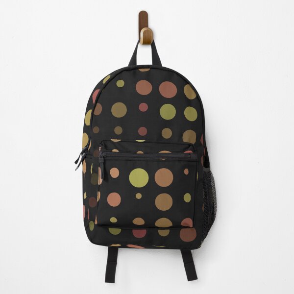 Item preview, Colorful Gradient Transition Circles Dots & Spots Black Orange designed and sold by EvergreenMotifs.