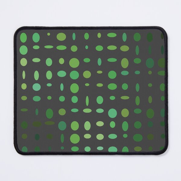 Item preview, Colorful Gradient Transition Circles Ovals & Dots Grey Green designed and sold by EvergreenMotifs.