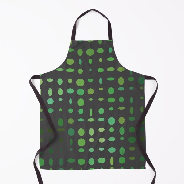 Item preview, Colorful Gradient Transition Circles Ovals & Dots Grey Green designed and sold by EvergreenMotifs.