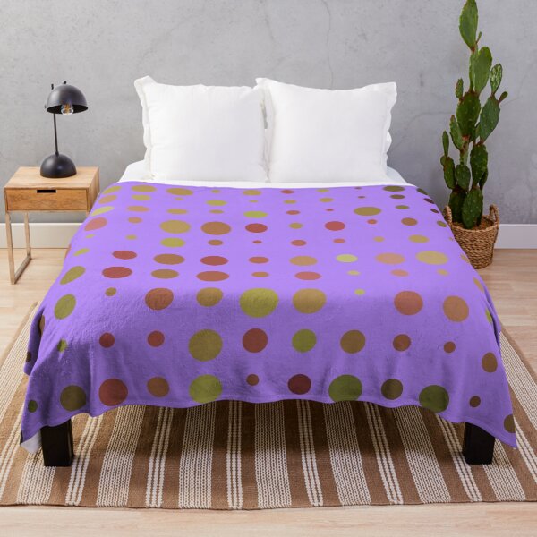 Item preview, Colorful Gradient Transition Circles Dots & Spots Purple Orange designed and sold by EvergreenMotifs.