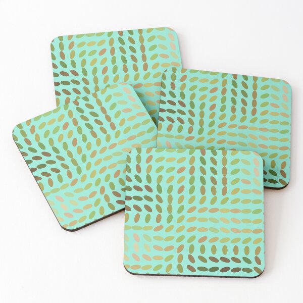 Item preview, Colorful Gradient Transition Oval Wave Flow Yellow Mint designed and sold by EvergreenMotifs.