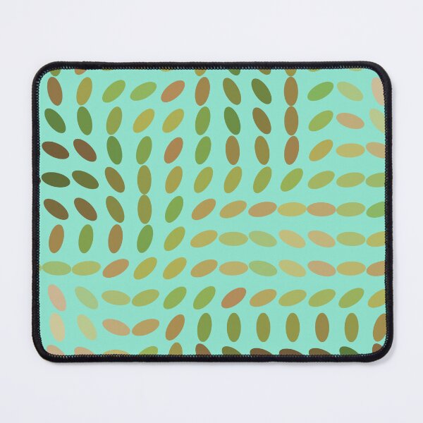 Item preview, Colorful Gradient Transition Oval Wave Flow Yellow Mint designed and sold by EvergreenMotifs.