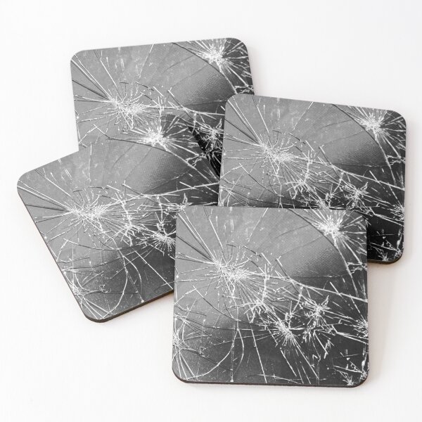 Item preview, MAGIC SPLIT shattered glass punk rock mirror lucky seven designed and sold by Luzi Illustrella.