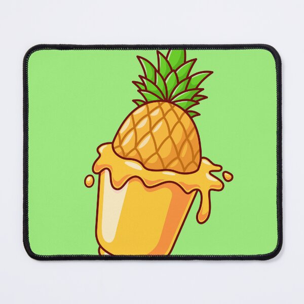 Item preview, Pineapple Juice Cup Cartoon Vector Icon: A Refreshing Fruit Drink Illustration designed and sold by hjian8219.