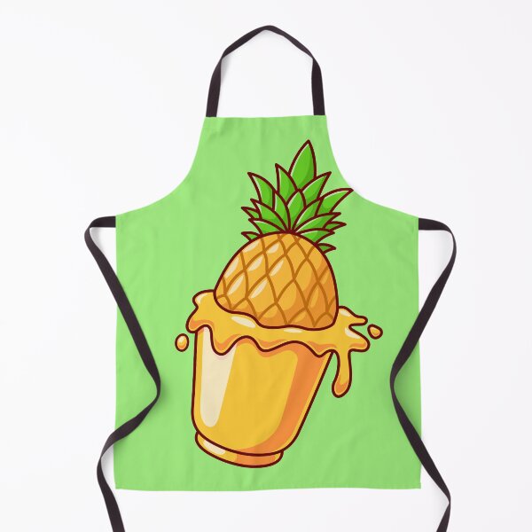 Item preview, Pineapple Juice Cup Cartoon Vector Icon: A Refreshing Fruit Drink Illustration designed and sold by hjian8219.