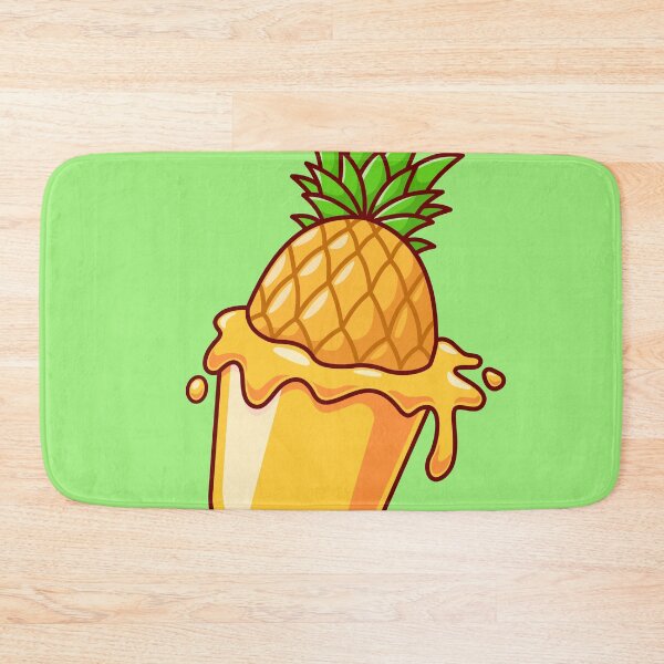 Item preview, Pineapple Juice Cup Cartoon Vector Icon: A Refreshing Fruit Drink Illustration designed and sold by hjian8219.