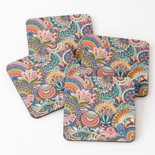 Item preview, Vibrant Blossoms Floral Art | Bold Eclectic  designed and sold by litchick1977.