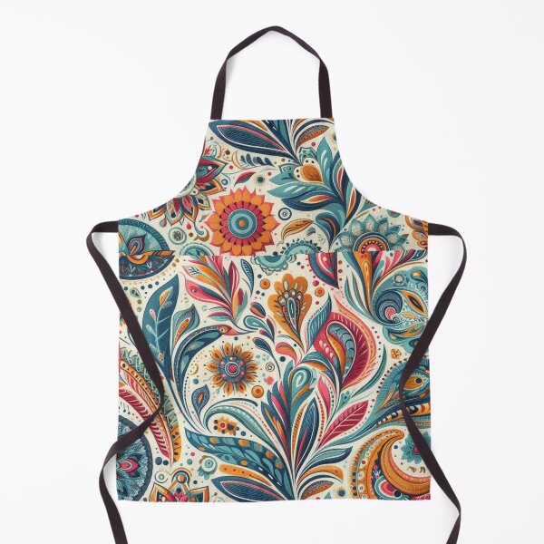 Item preview, Kaleidoscope of Petals Floral Art | Vibrant Paisley Pattern designed and sold by litchick1977.