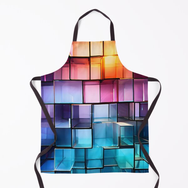 Item preview, Chromatic Cubism: A Symphony of Light and Structure designed and sold by puravidavisions.