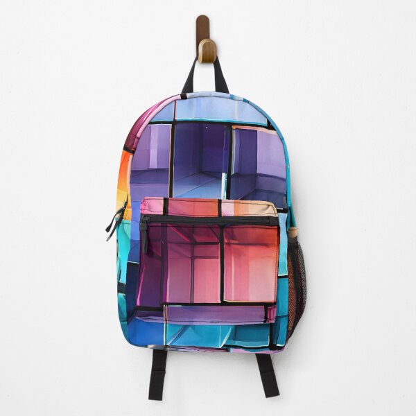 Item preview, Chromatic Cubism: A Symphony of Light and Structure designed and sold by puravidavisions.