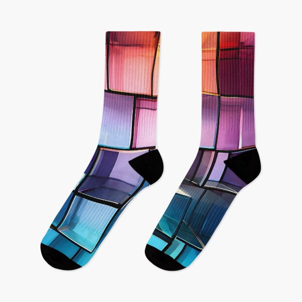 Item preview, Chromatic Cubism: A Symphony of Light and Structure designed and sold by puravidavisions.