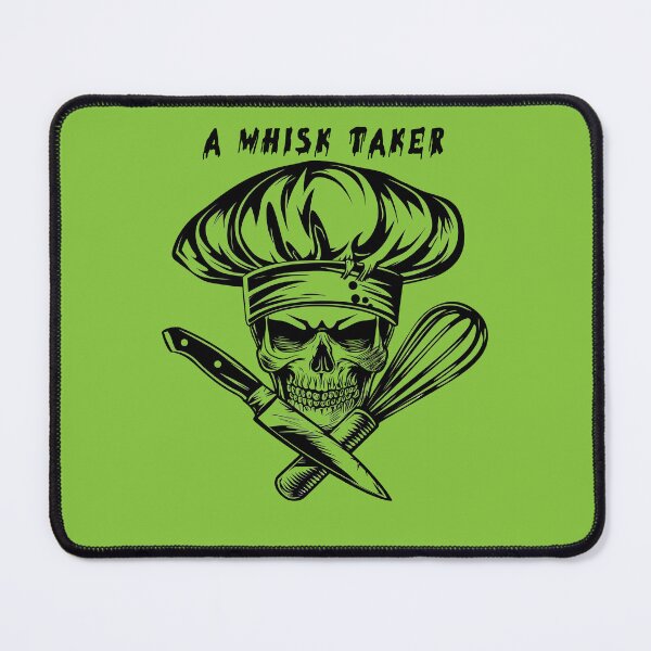 Item preview, A Whisk Taker - Skull Chef designed and sold by SmallOwlDesign.