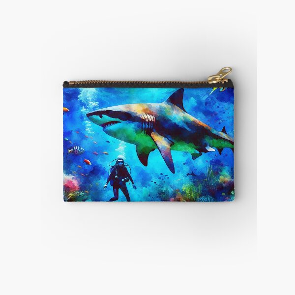 Item preview, Deep Blue SCUBA Diving - Scuba Diver’s Shark Encounter designed and sold by SportsT-Shirts.