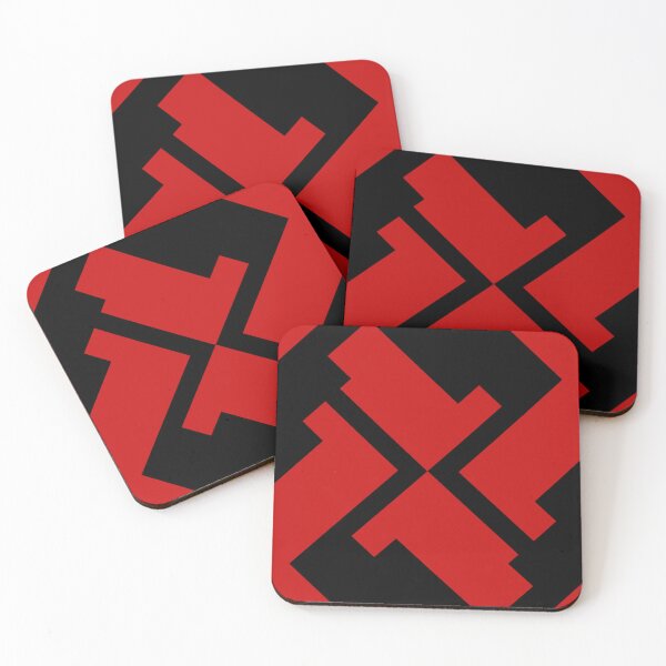 Item preview, Red Black Geometric Interlock designed and sold by Amal20.